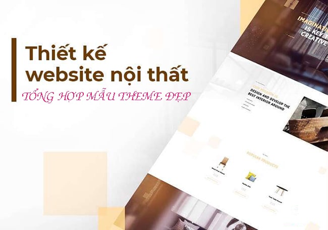 Tổng hợp các mẫu template bán nội thất đẹp